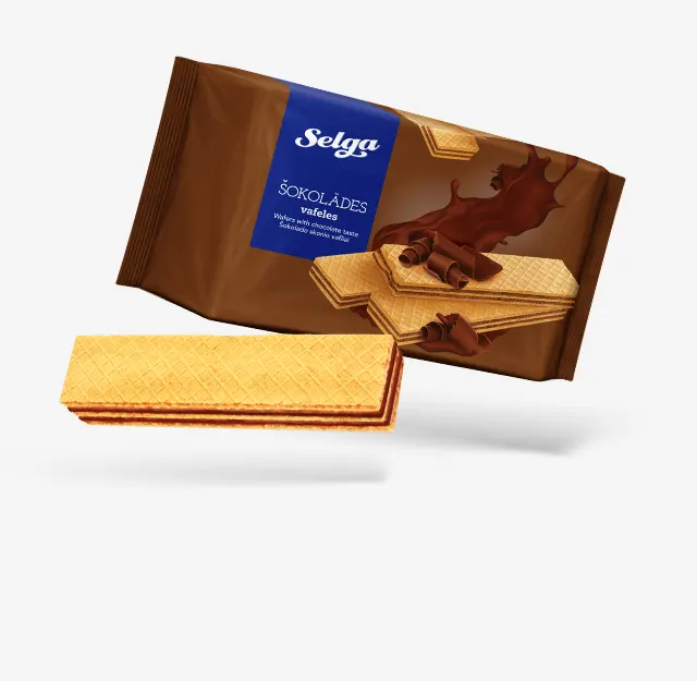 Selga Vafler med sjokoladesmak 90g