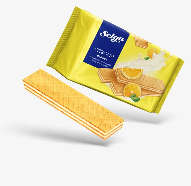 Selga Vafler med sitronsmak 90g