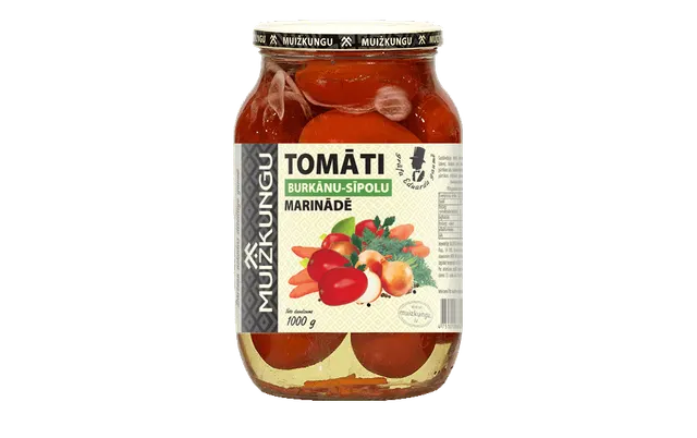 Tomater i gulrot og løkmarinade Muizkungu 1kg