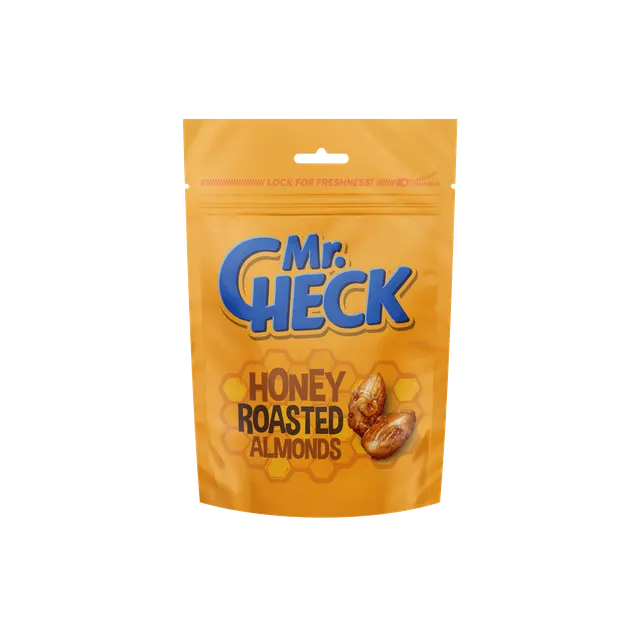 Honning ristede mandler Mr.Check 150g