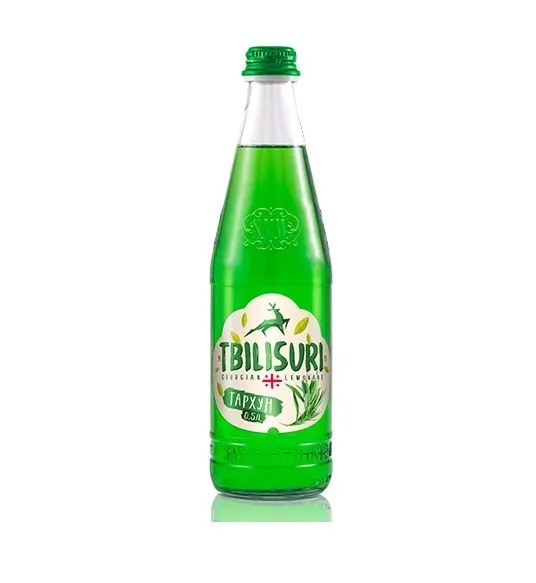 Kullsyreholdig lemonade Tarhun Sairme glass 0,5L
