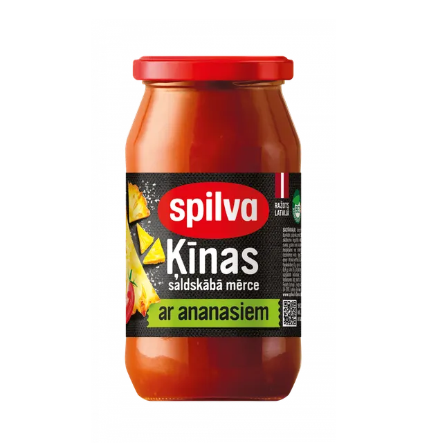 Spilva Kinesisk sursøt tomatsaus med ananas 500g