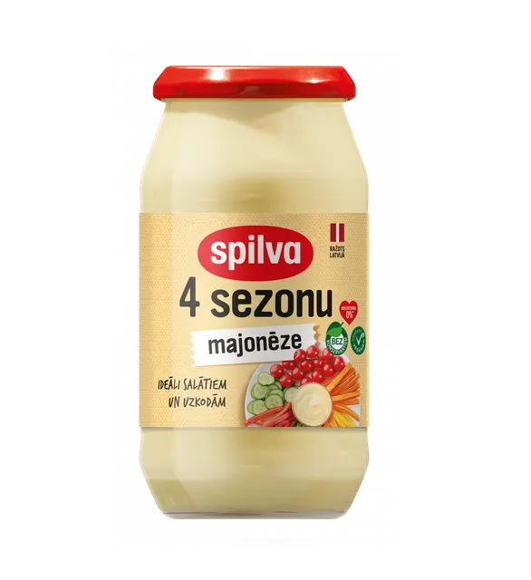 4 sesong majones VEGANSK i glass Spilva 450g