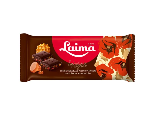 Laima mørk sjokolade "Sarkane Magone" 90g