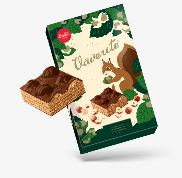 Vaffelkake "Vaverite" Selga 350g