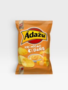 Adazi Potetgull med kremet chedarost smak 130g