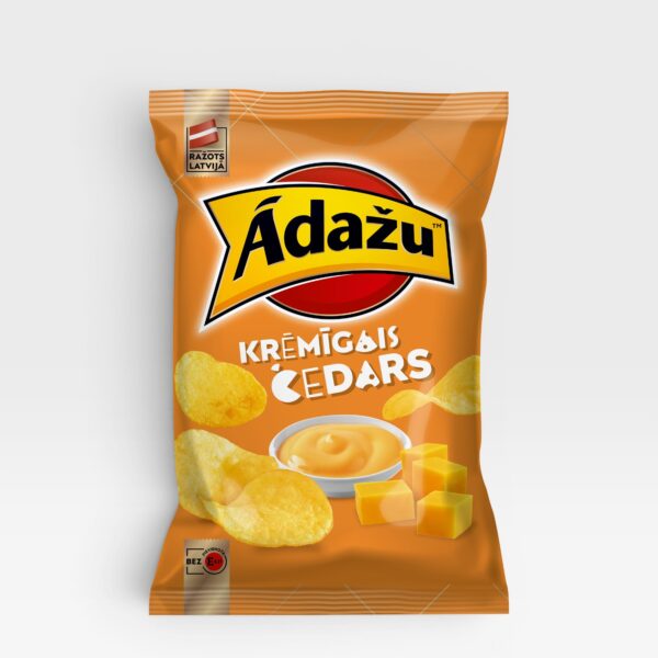 Adazi Potetgull med kremet chedarost smak 130g