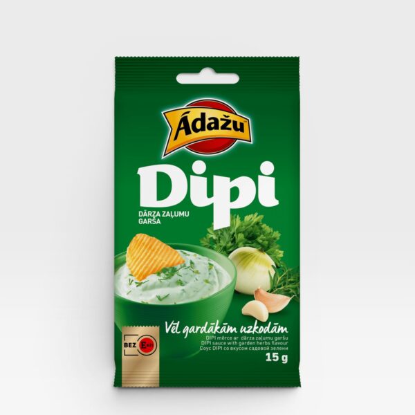 Dippi saus med greener og hvitløk smak  Adazu 15g