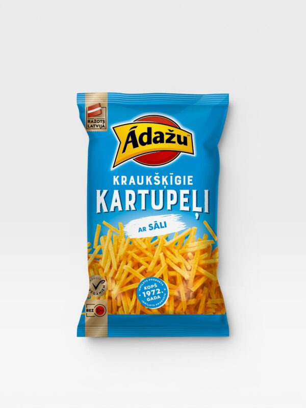 Adazi Potet kjepper salt 100g 1 AdazuCipsiKraukskigieKartupeliSals100g3D4750024201438 1