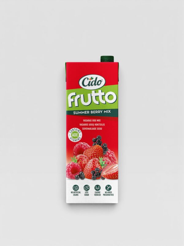 Summer berries drink Cido 1,5L 1 FRUTTO summer berry 15L new 4750042000167