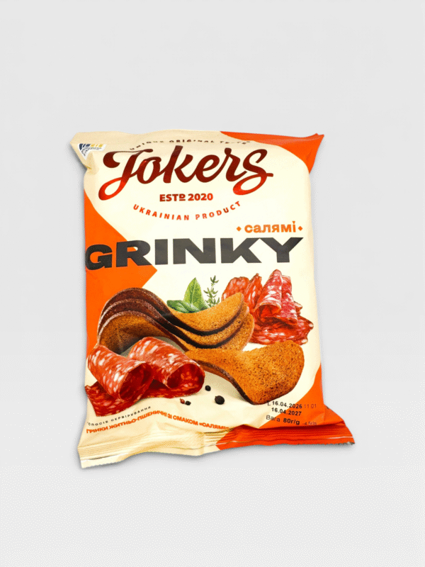 Rug-hvetekrutonger med smak av salami JokerS 80g 1 IMG 6118