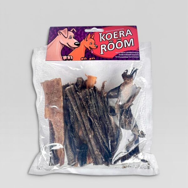Hundegodbiter oksetripes 100g