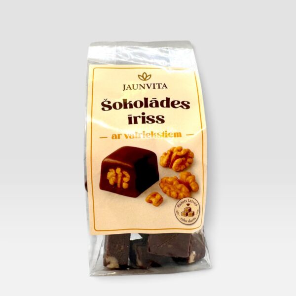 Sjokolade toffee med valnøtter Jaunvita 200g