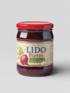 Syltede beter marinert i eplejuice 480g LIDO