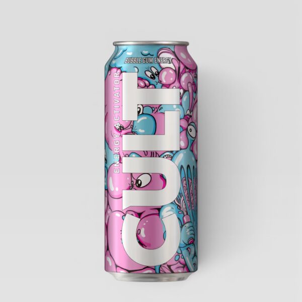 Energy drink Bubble Gum CULT 0,5L