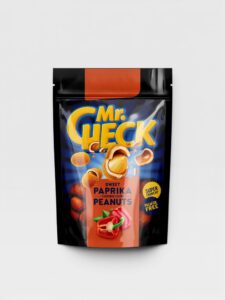 Sprø belagte peanøtter med søt paprika smak Mr.Check 150g