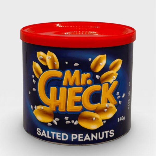 Ristede peanøtter med salt Mr.Check, 140g