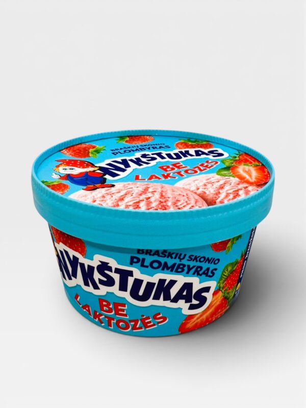 LACTOSE FREE Jordbær iskrem NYKŠTUKAS 800ml 1 Photoroom 20260413 113339 002
