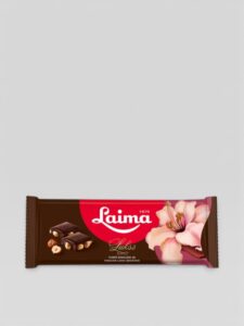 Sjokolade med hele hasselnøtter Laima 190g