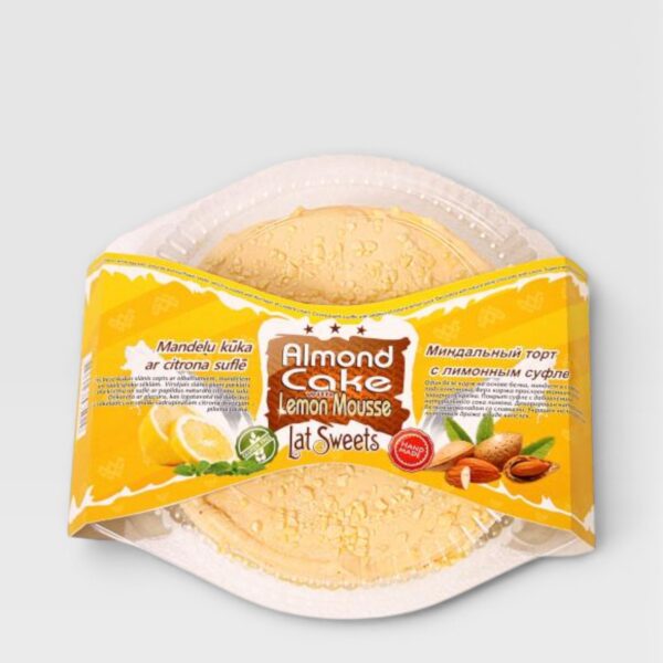 Mandel kake med sitron-soufflé Latsweets 500g (-18C)