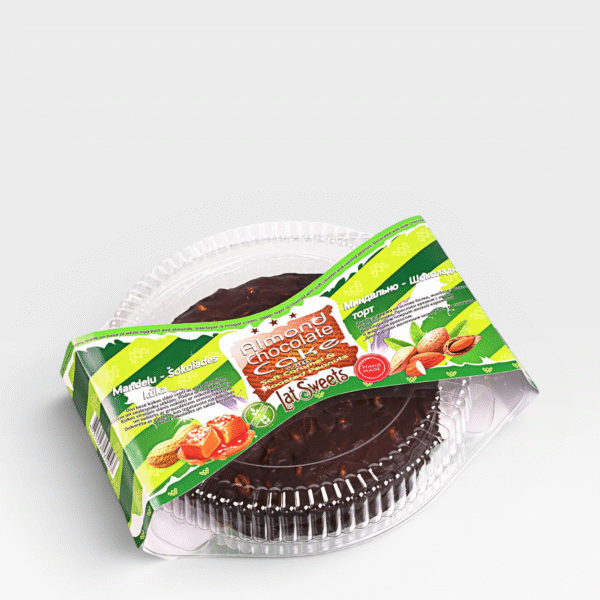 MATIM Engros AS – B2B grossist på matvarer i Norge 20 Mandel- og sjokoladekake med myk karamell Latsweets 500g (-18C)