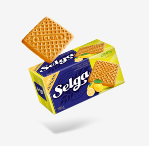 Selga kjeks med sitronsmak 180g