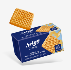 Selga kjeks med kondensert melk 180g