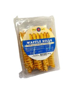Vafler ruller med fyll - kokt kondenset melk og marshmellow 340g (-18C: 1 år)