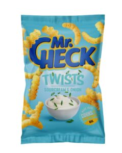 Twist med rømme og løk smak Mr.Check 150g