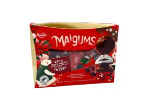 Maigums Sefyr i sjokoalde med Rigas Black BALSAM og kirsebær smak Laima 185g