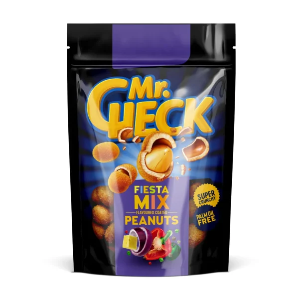 Sprø belagte peanøtter med Fiesta Mix Mr.Check 150g