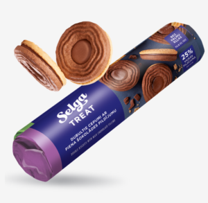 Selga Double kjeks med sjokolade fyling 205g