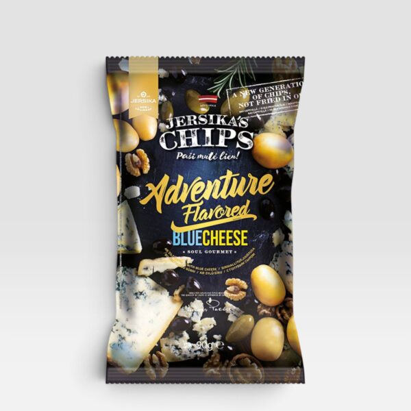 Potet chips med blø ost smak Jersika 90g