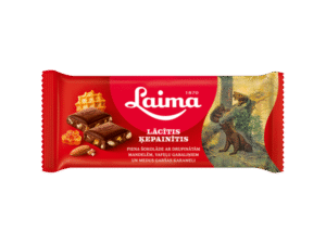 Lacitis Kepainitis melksjokolade med mandler og vafler og honning Laima 90g