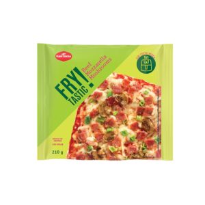 Pizza FRYTASTIC med biff, mozzarella og sopp Mantinga 210g