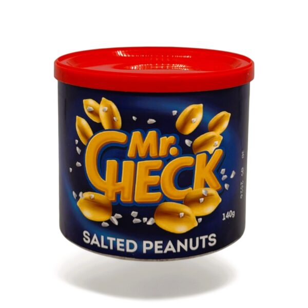 Ristede peanøtter med salt Mr.Check, 140g