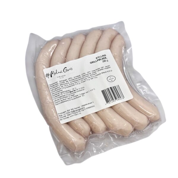 Kylling grillpølser 280g