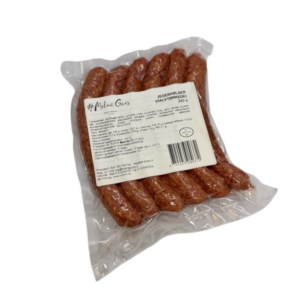 Jegerpølser (halvtørkede) 240g