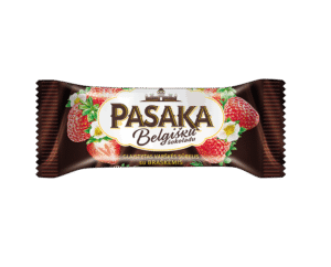 Glasert ostemasse "Pasaka" med jordbær 40g