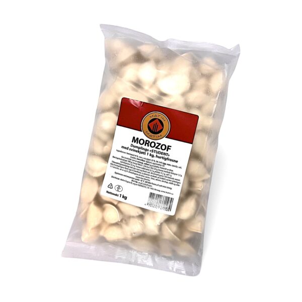 Pelmeni «Student» med svinekjøtt liten størrelse (10g) 1kg