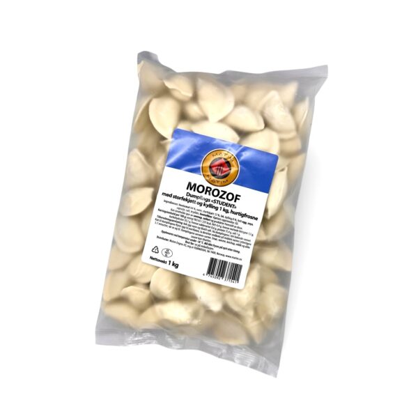MATIM Engros AS – B2B grossist på matvarer i Norge 264 Pelmeni «Student» med storfekjøtt og kylling stor størrelse (13g) 1kg