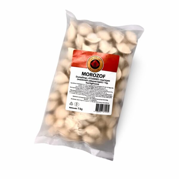 Pelmeni «Student» med kjøtt liten størrelse (10g) 1kg