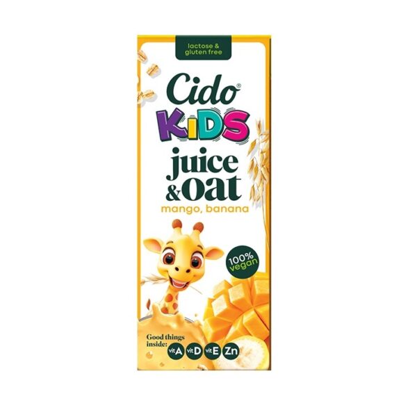 Havredrikk med mango- og bananpuré 0,2L Cido