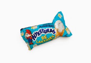 LACTOSE FREE Vanilje iskrem i vaffelkopp "NYKŠTUKAS" 130ml, (881)