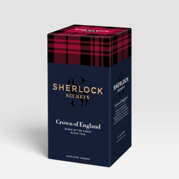 Sherlock Secrets Crown of England Black Tea 2gx22