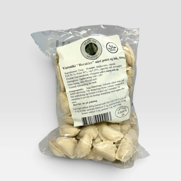 HALAL vareniki med potet 500g